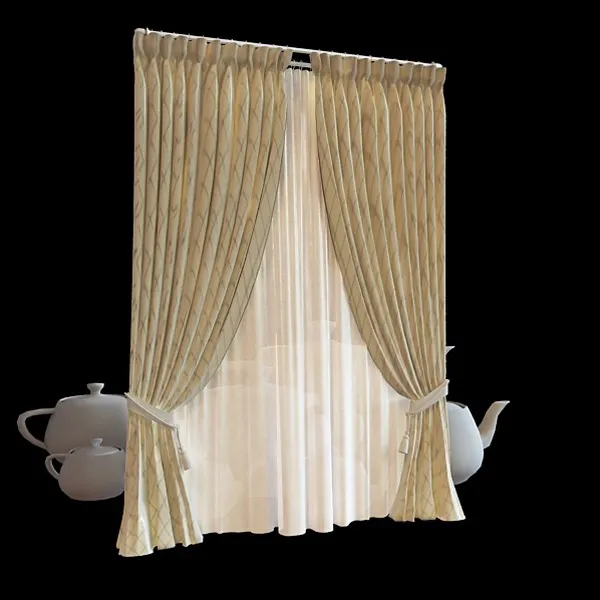 این تصویر آبجکت پرده و کرکره Curtains Blinds برای 3ds Max است