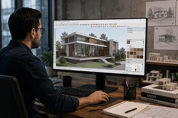 دانلود آبجکت اسکچاپ برای طراحی معماری و دکوراسیون داخلی